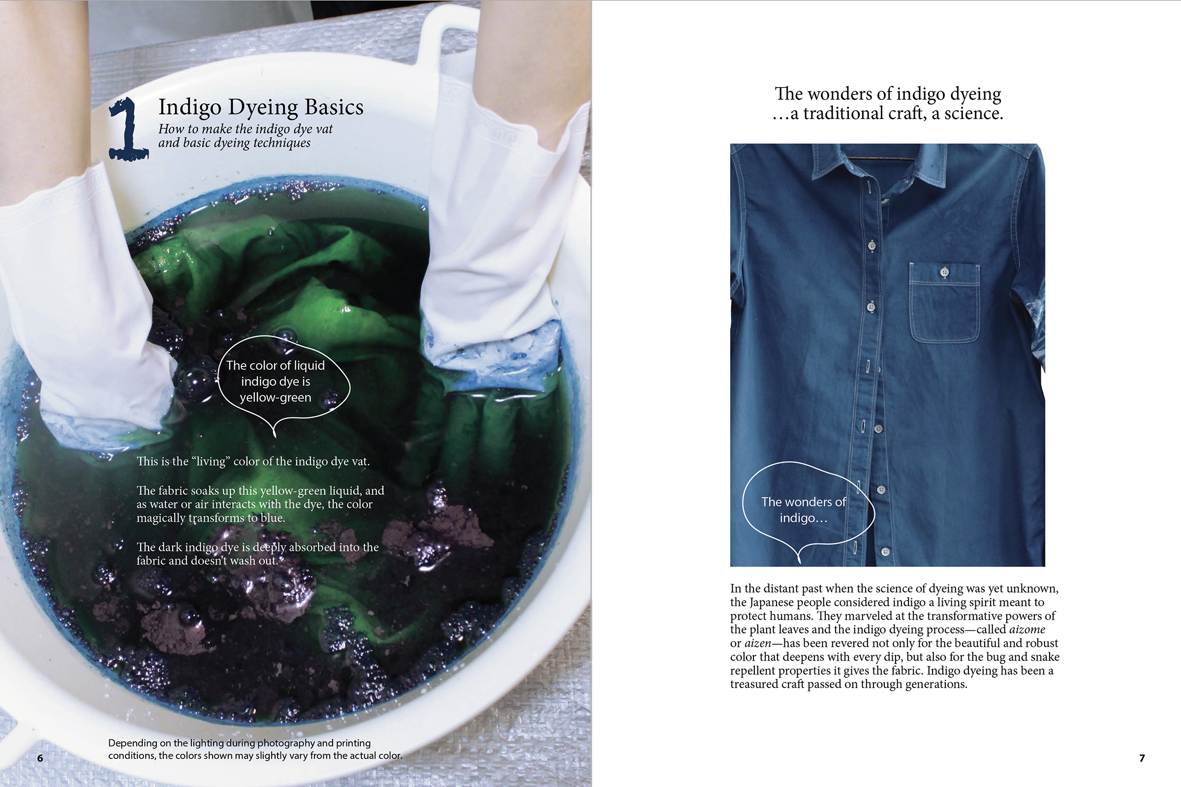 Japan Blue Indigo Dyeing Techniques