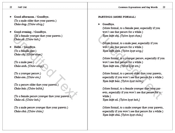 Survival Vietnamese Phrasebook & Dictionary