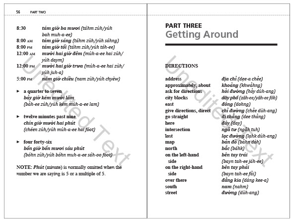 Survival Vietnamese Phrasebook & Dictionary