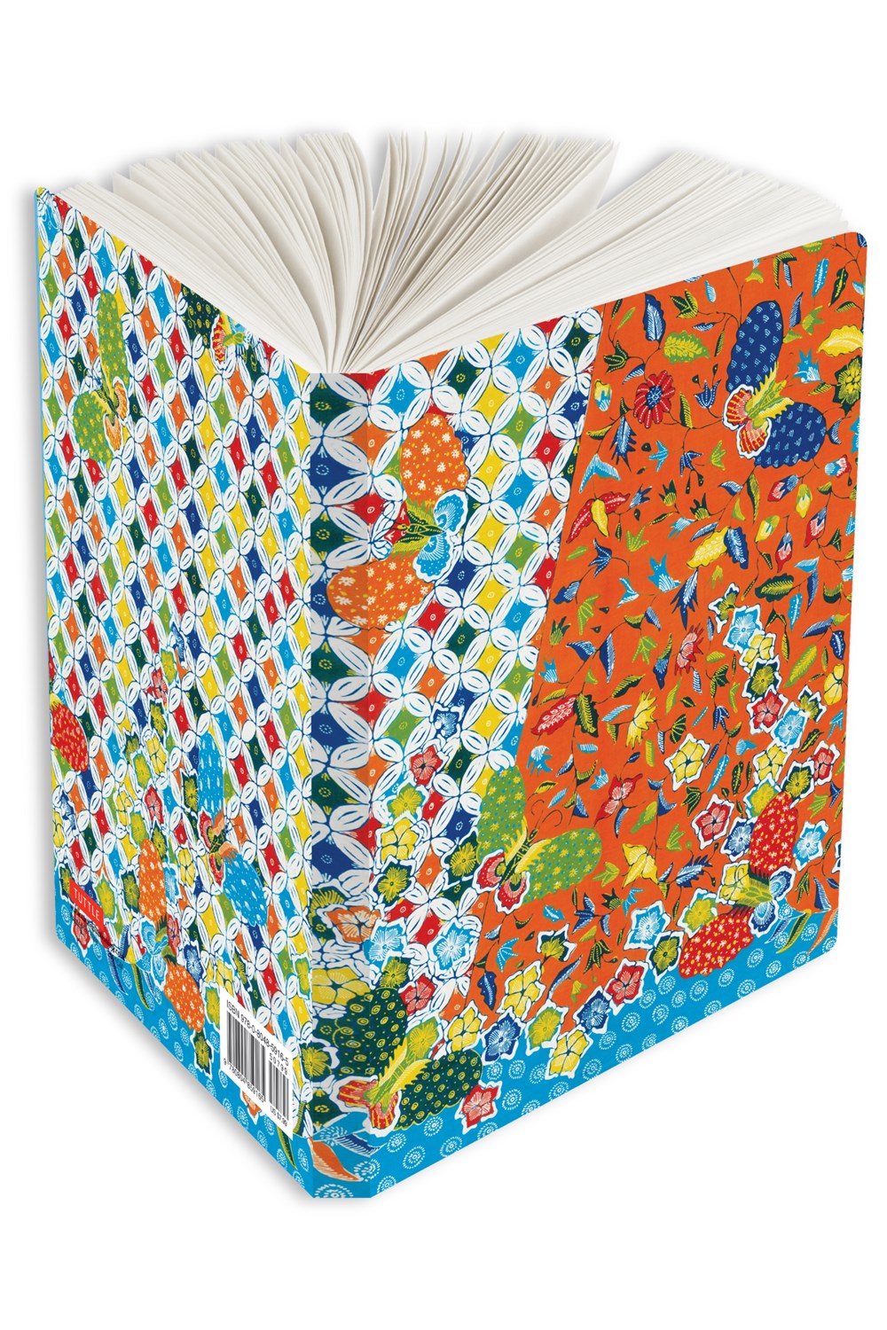 Journal Modern Batik Kawung Butterflies, Lined Paperback