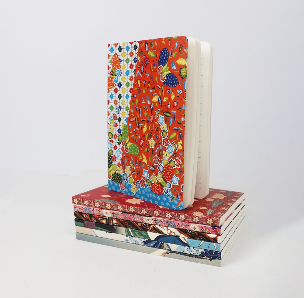 Journal Modern Batik Kawung Butterflies, Lined Paperback