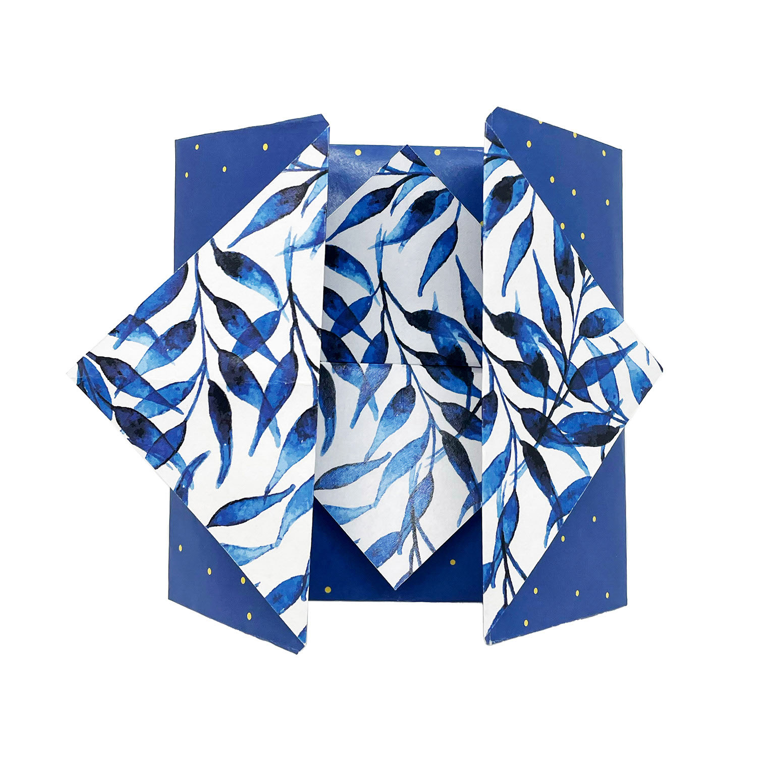 Blue & White Origami Stationery Kit