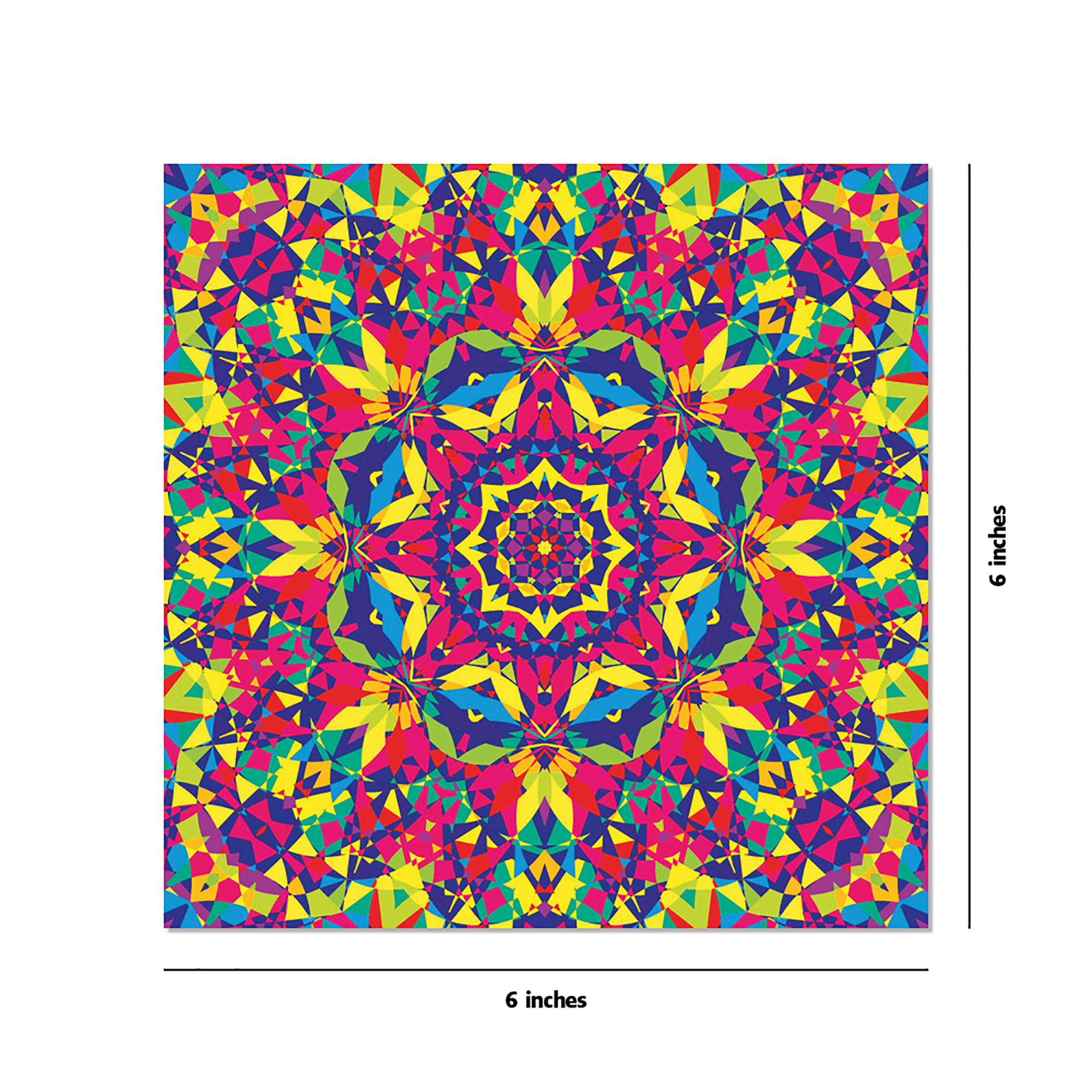 Origami Paper 500 sheets Kaleidoscope Patterns 6 (15 cm)