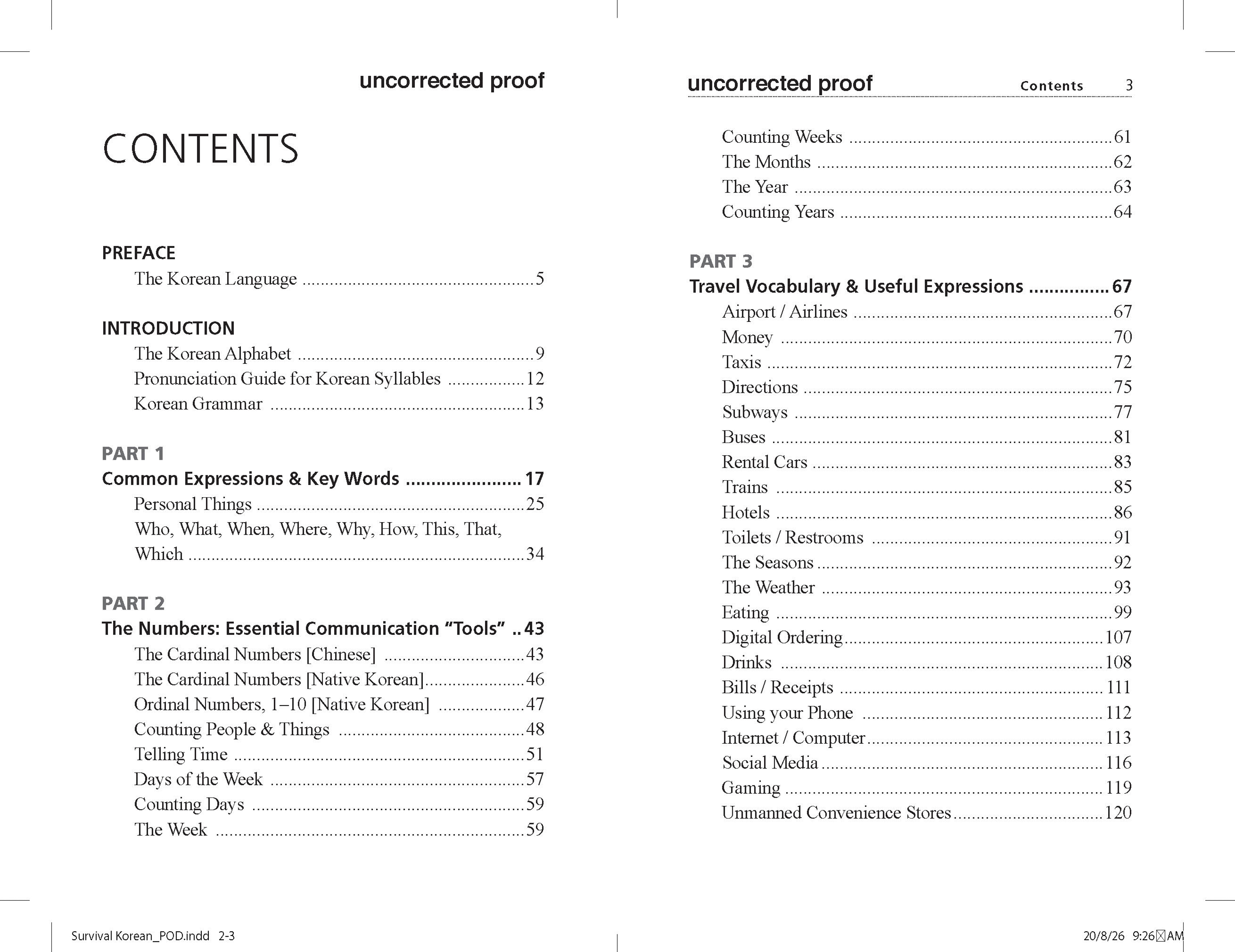 Survival Korean: Phrasebook & Dictionary