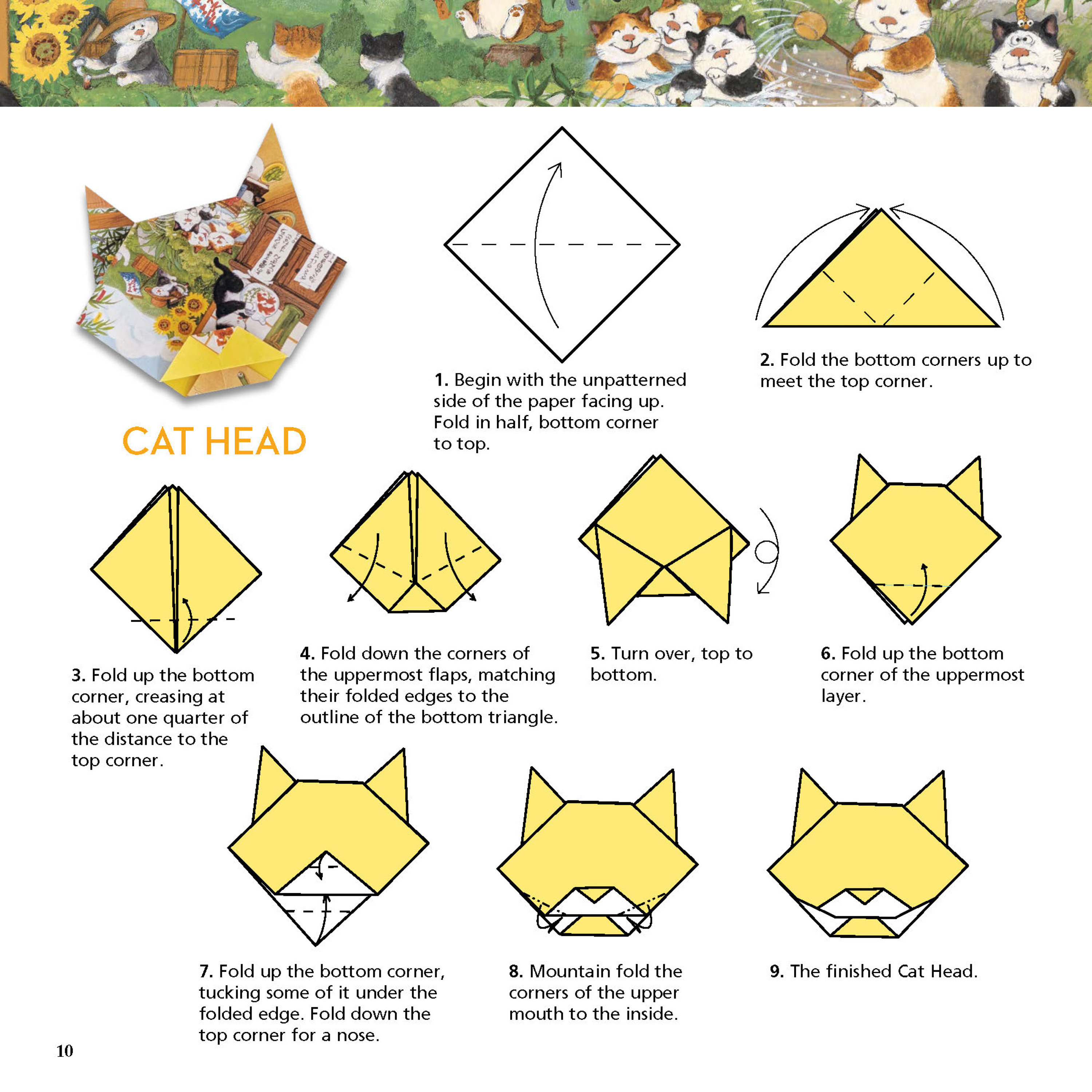 Origami Kawaii Cats Paper Pack Book