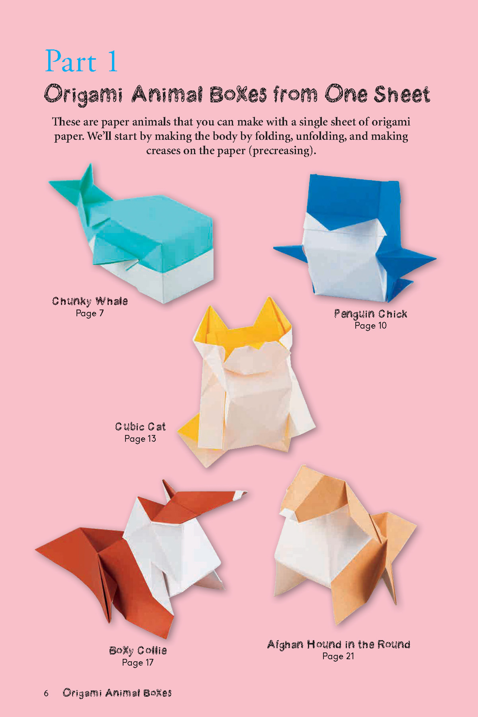 Origami Animal Boxes Kit