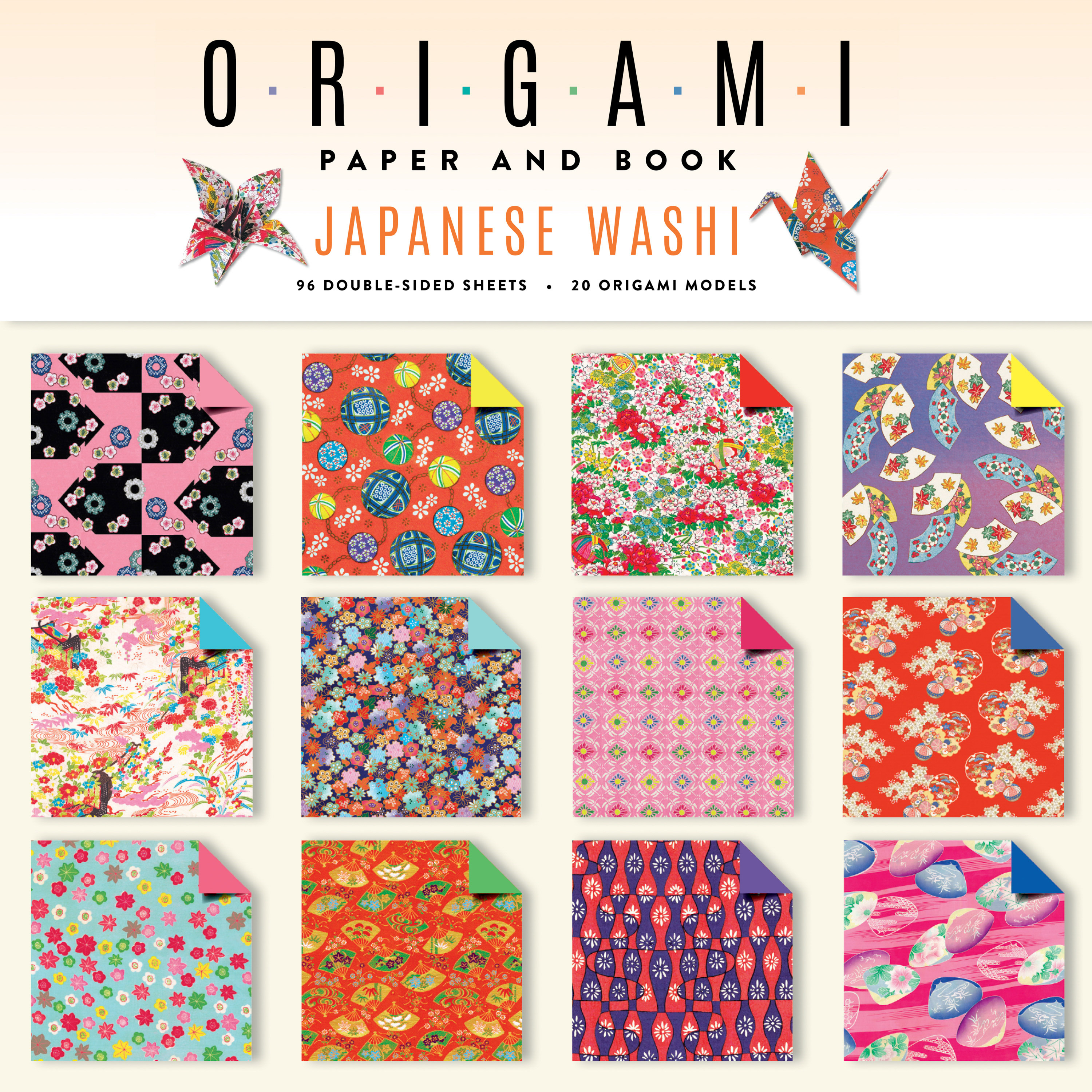 Japanese Washi Origami Paper and Book