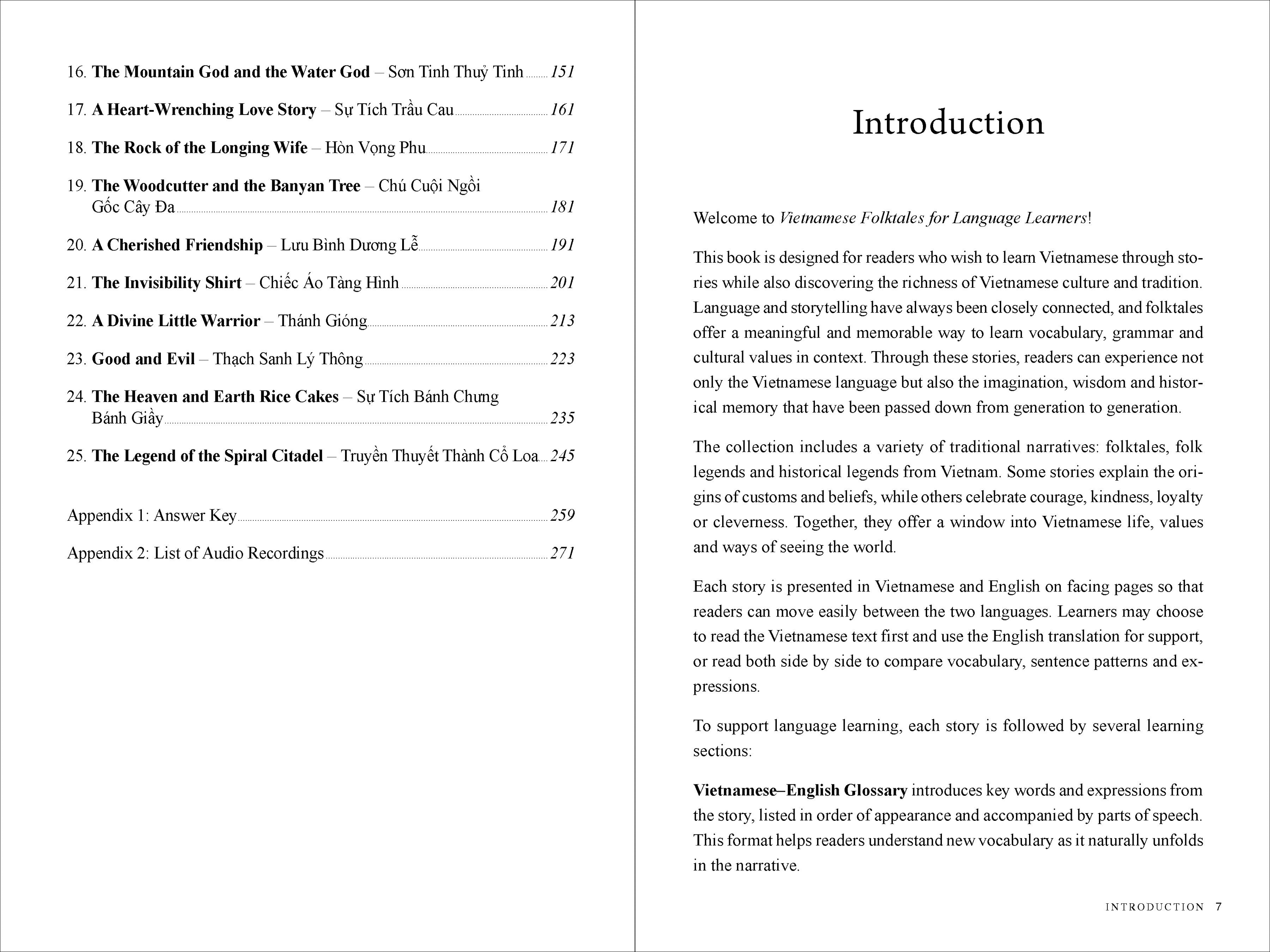 Vietnamese Folktales for Language Learners