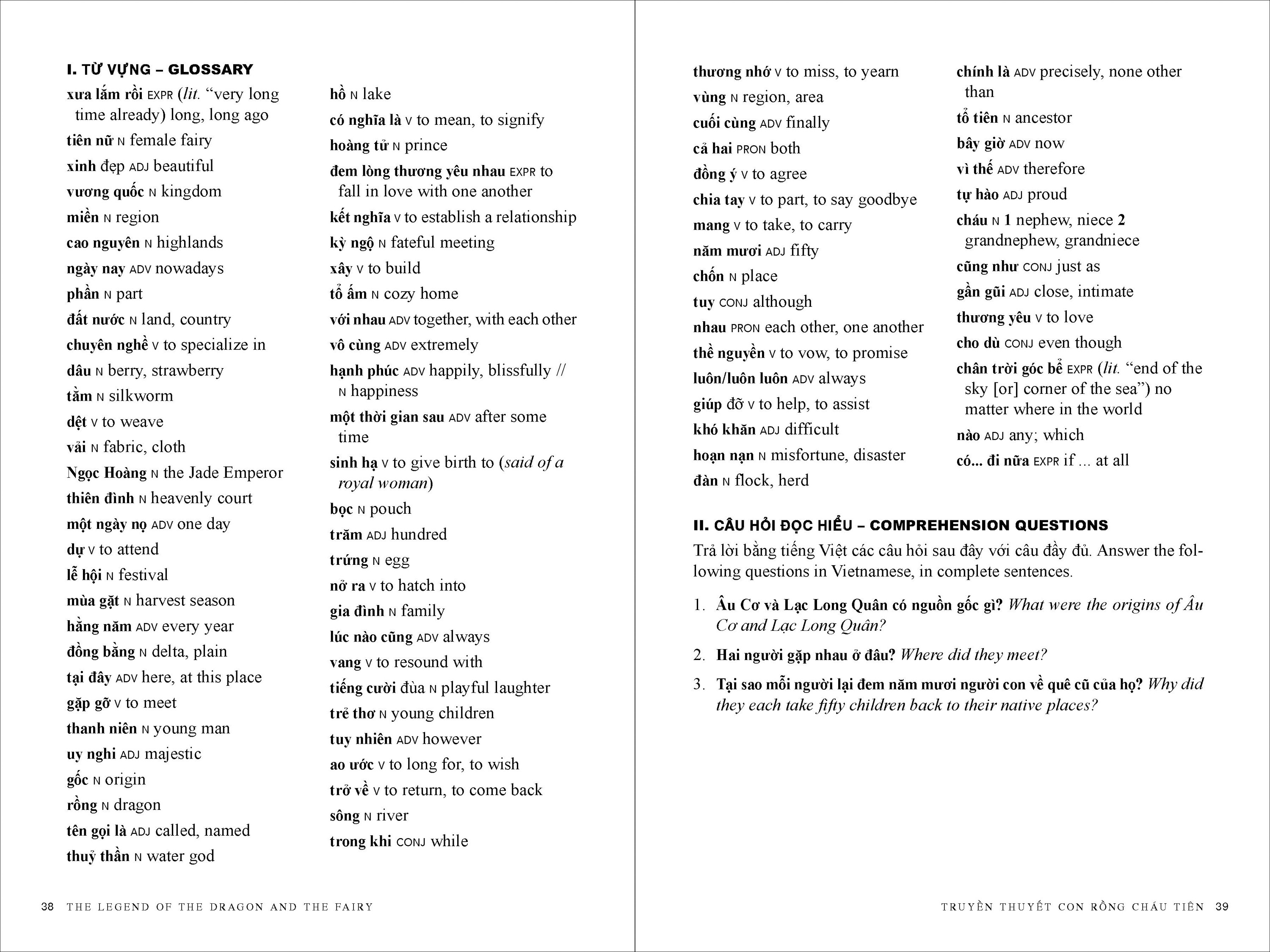 Vietnamese Folktales for Language Learners