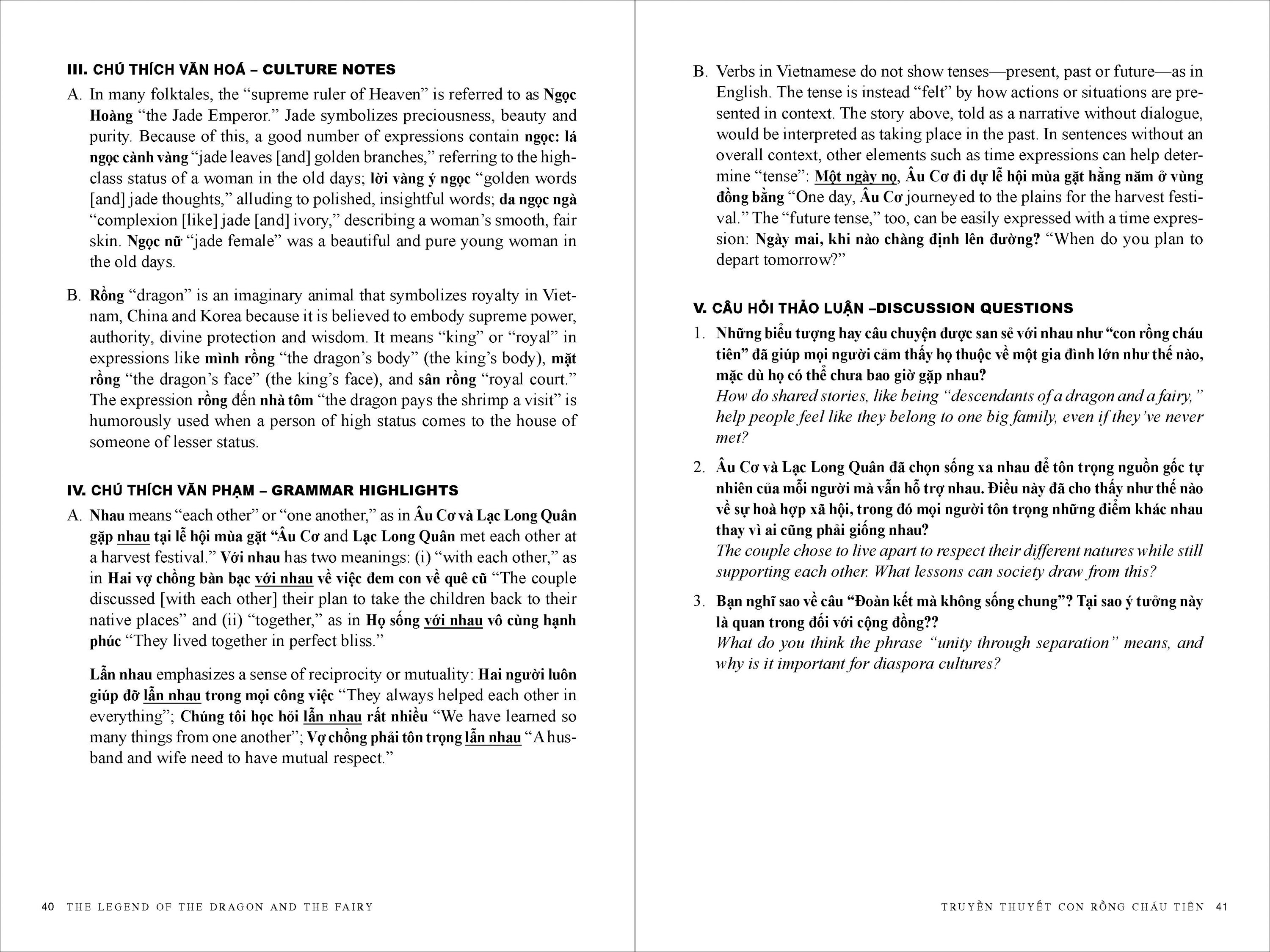 Vietnamese Folktales for Language Learners
