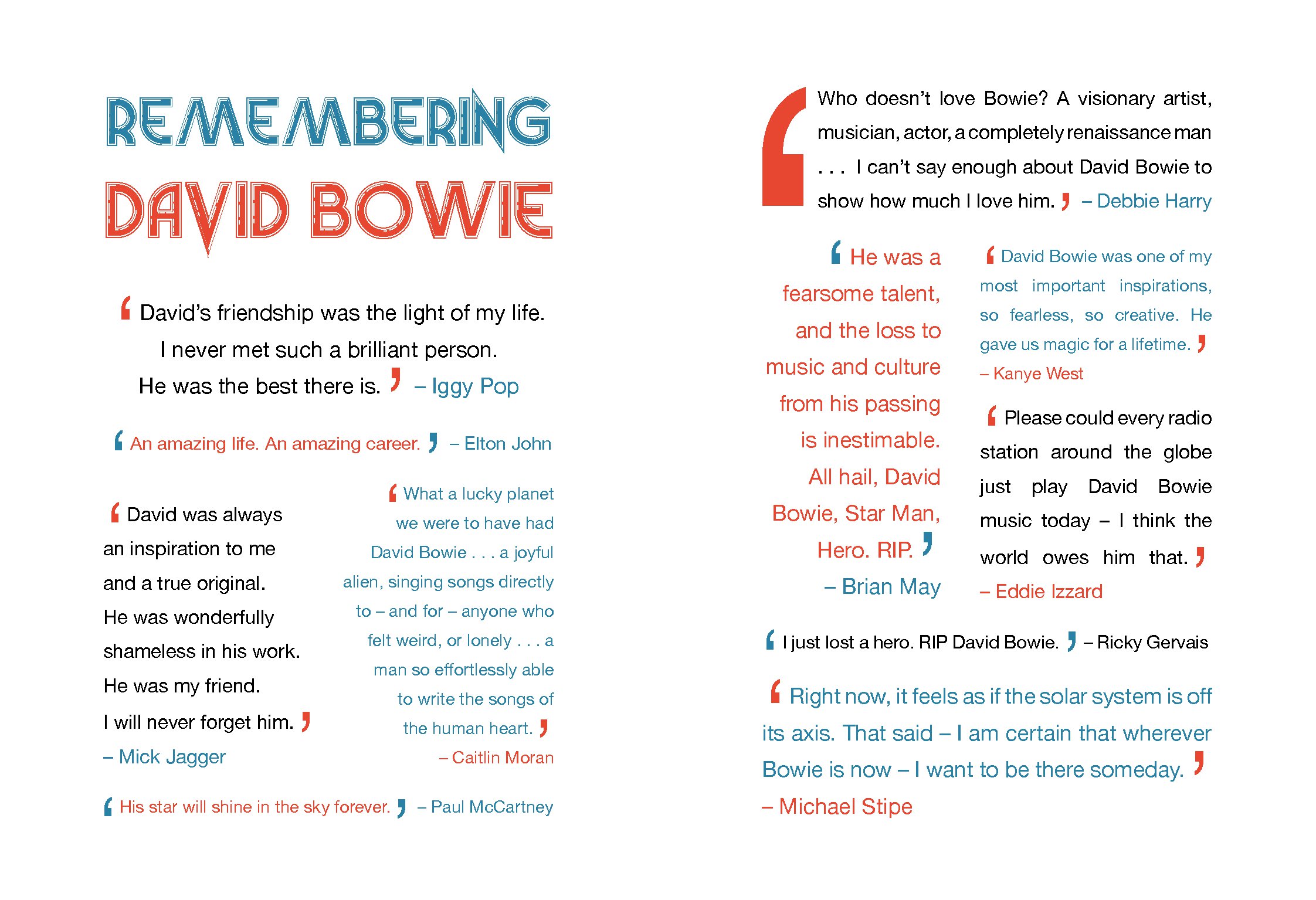 David Bowie: Starman: A Coloring Book
