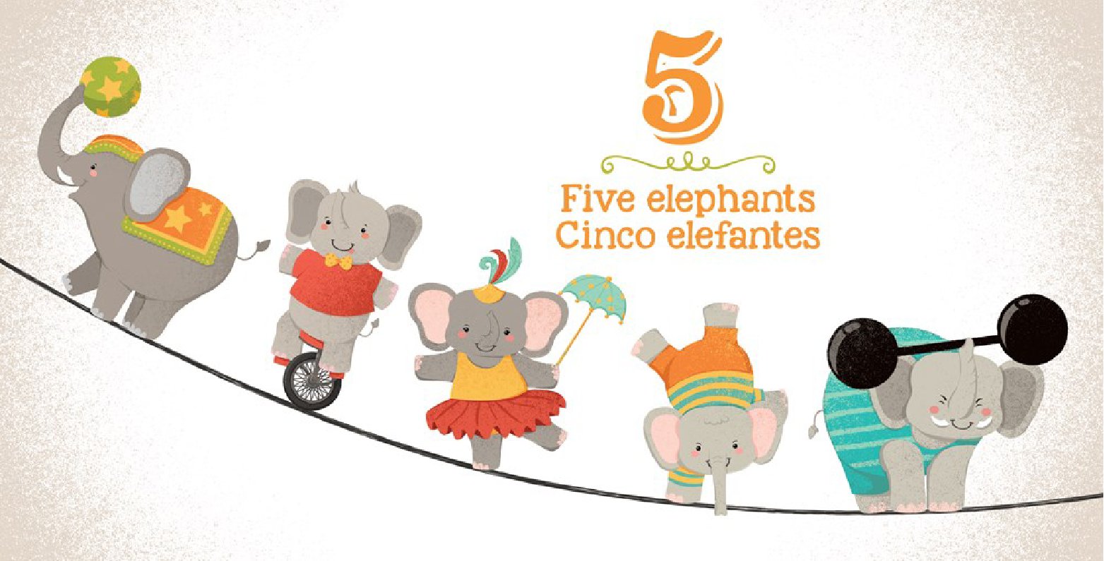 Un Elefante: Numbers / Números