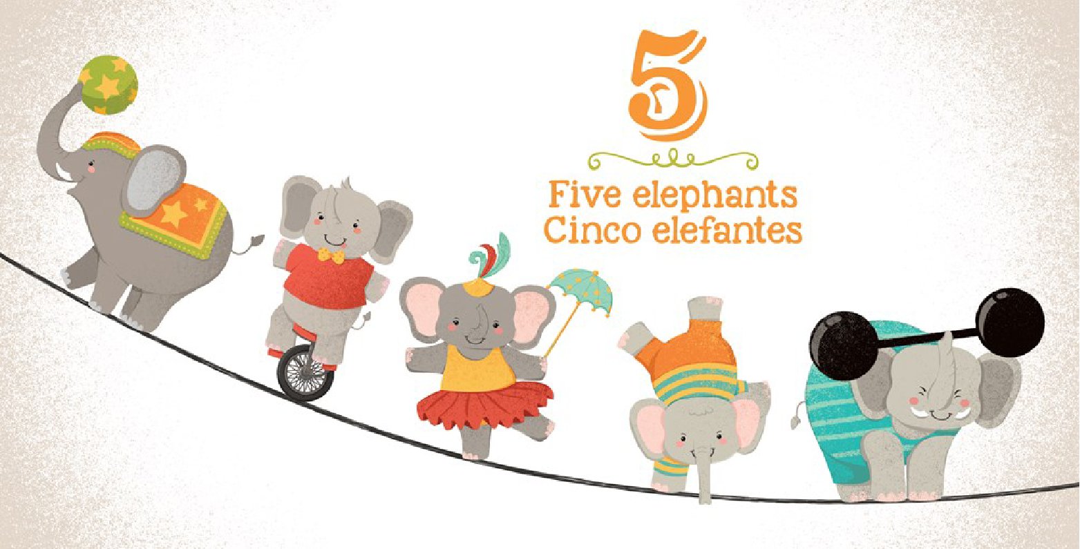 Un Elefante: Numbers / Numeros