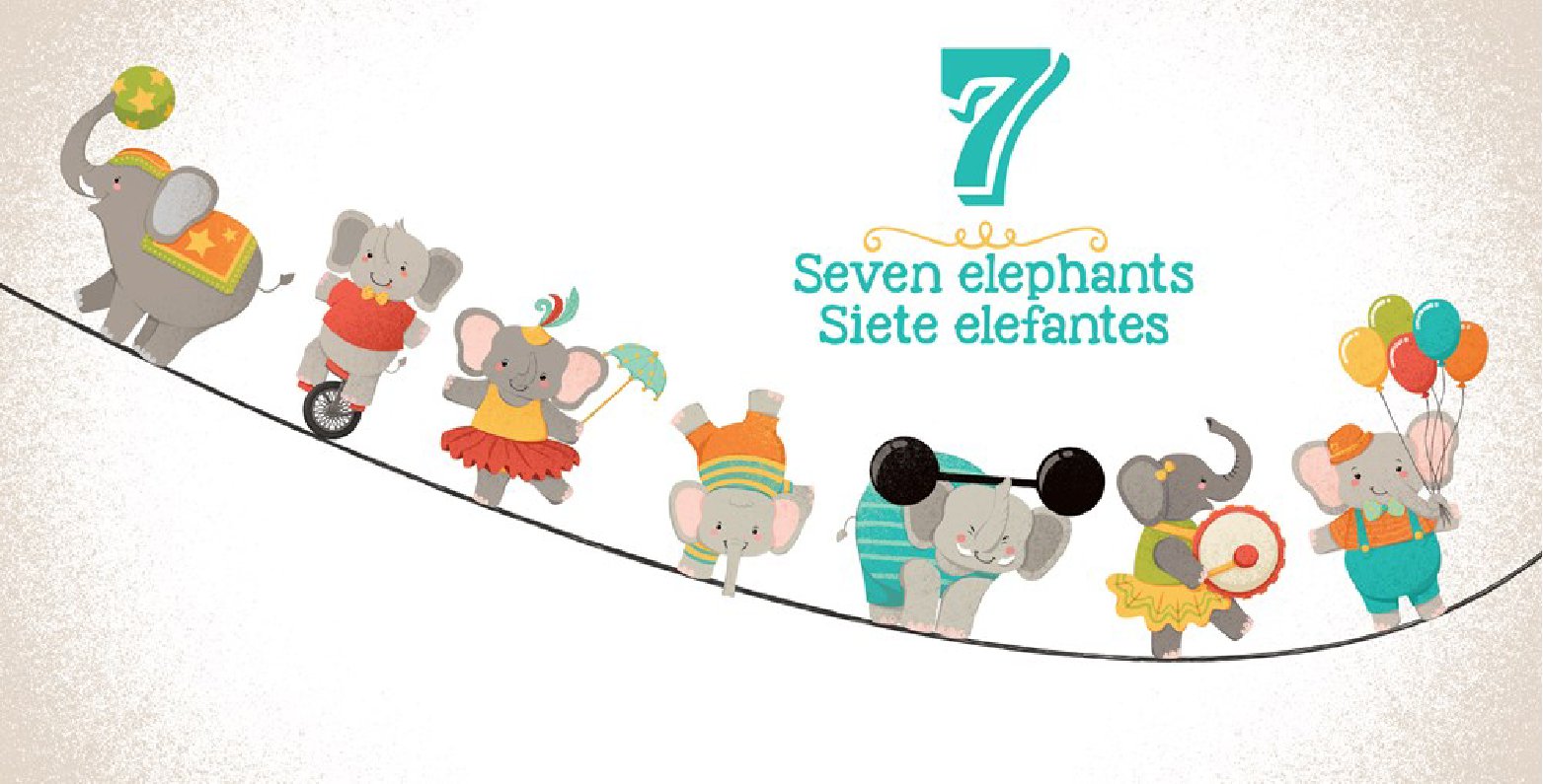 Un Elefante: Numbers / Números