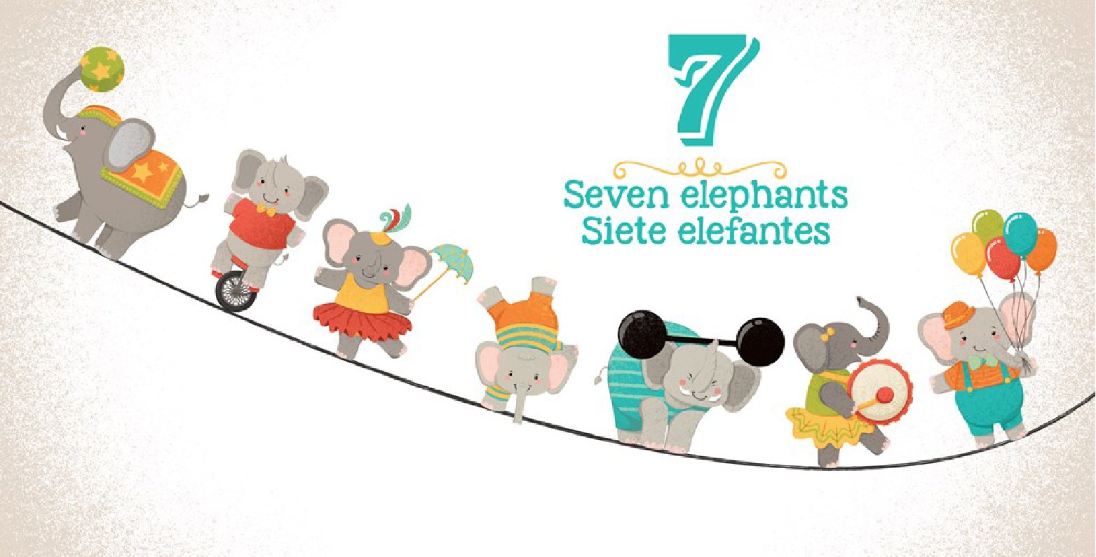 Un Elefante: Numbers / Numeros