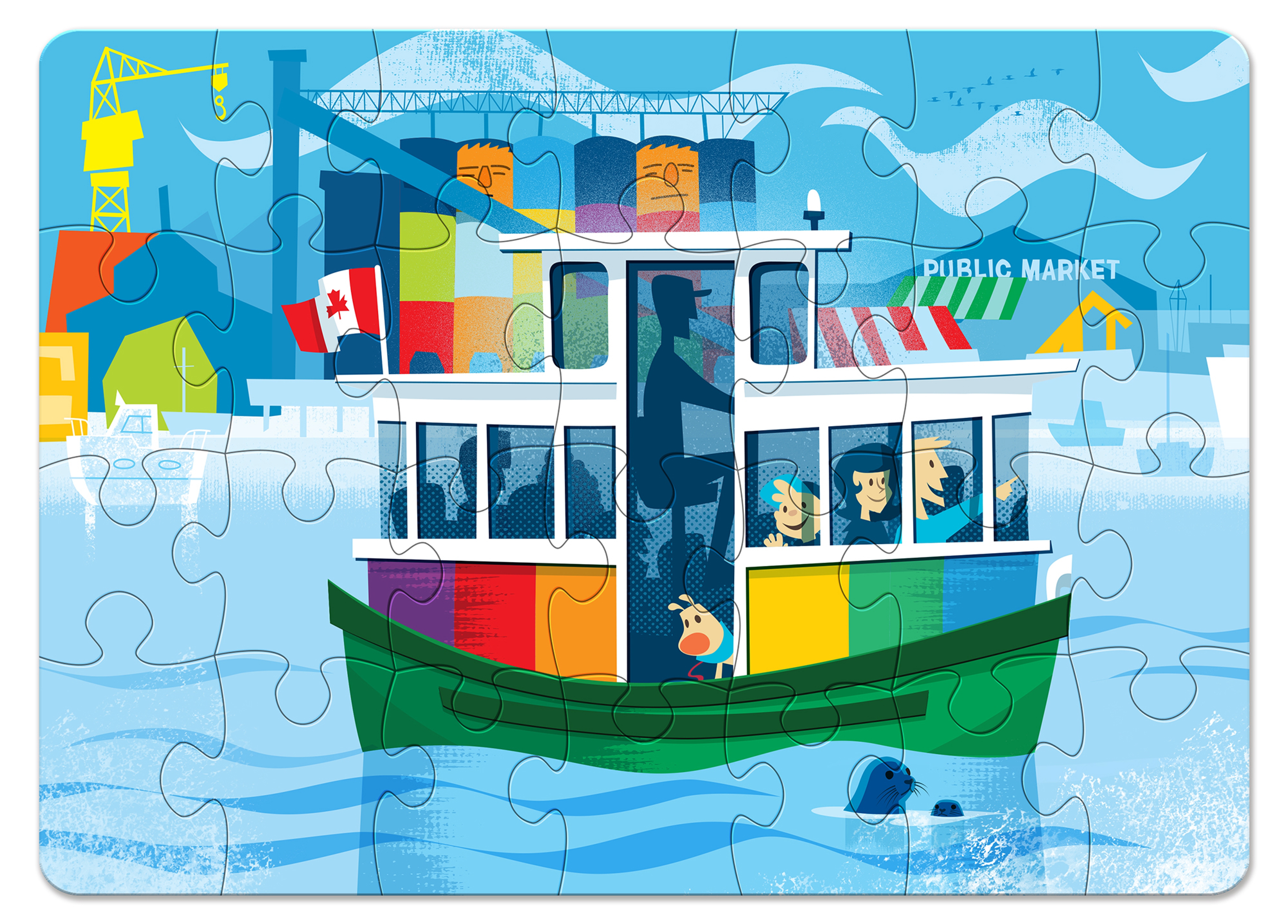 Larry Gets Lost in Vancouver - 4 Puzzles in a Box