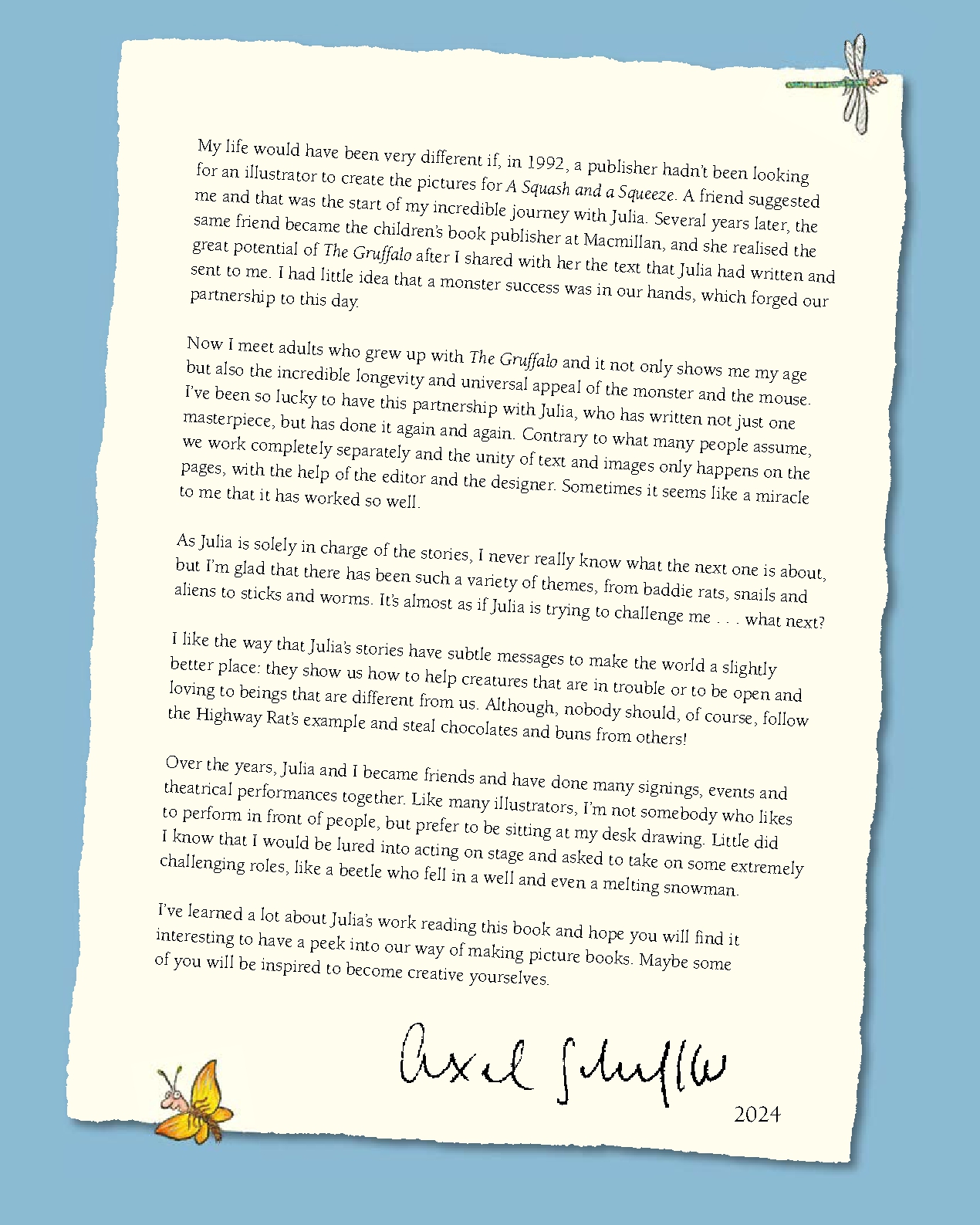 The Amazing World of Julia Donaldson and Axel Scheffler