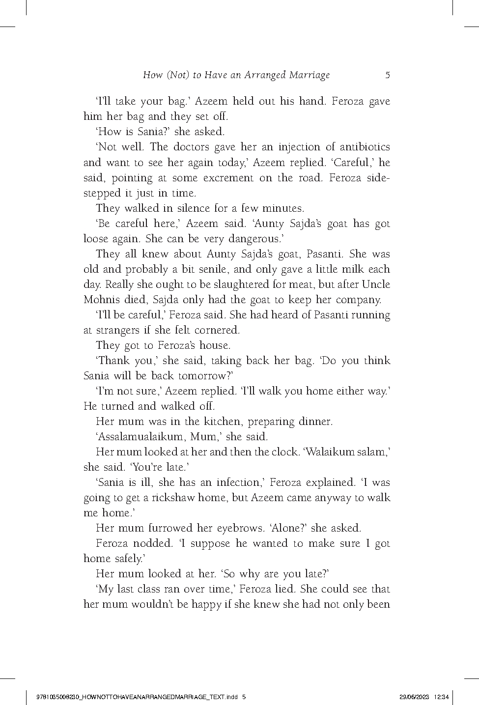 How (Not) to Have an Arranged Marriage