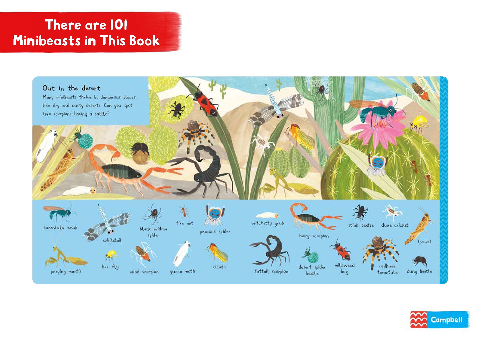 There are 101 Minibeasts in This Book