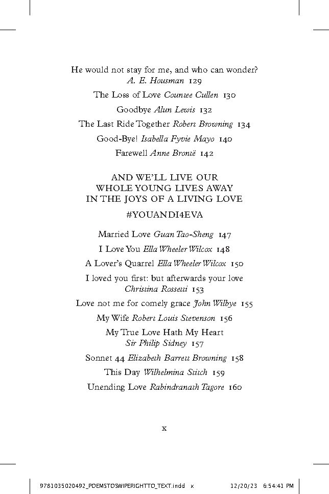 Poems to Swipe Right To