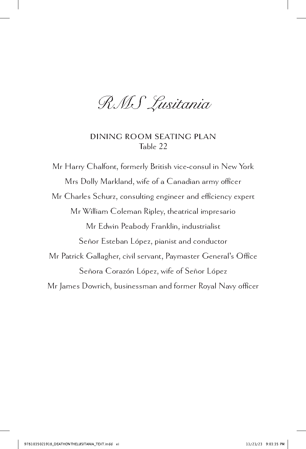 Death on the Lusitania