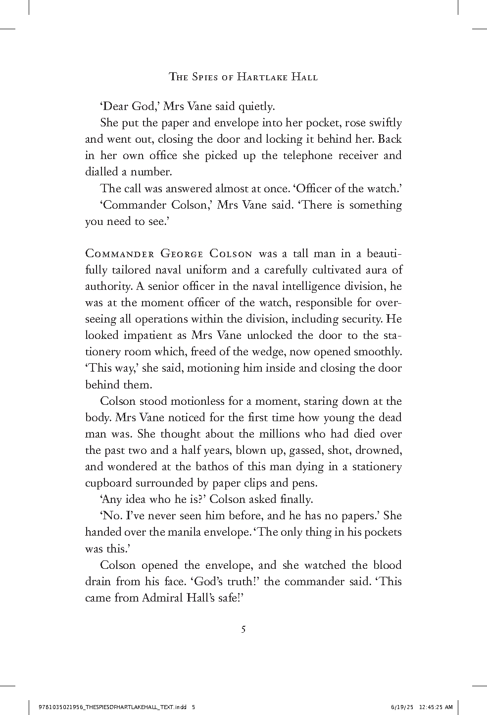 The Spies of Hartlake Hall