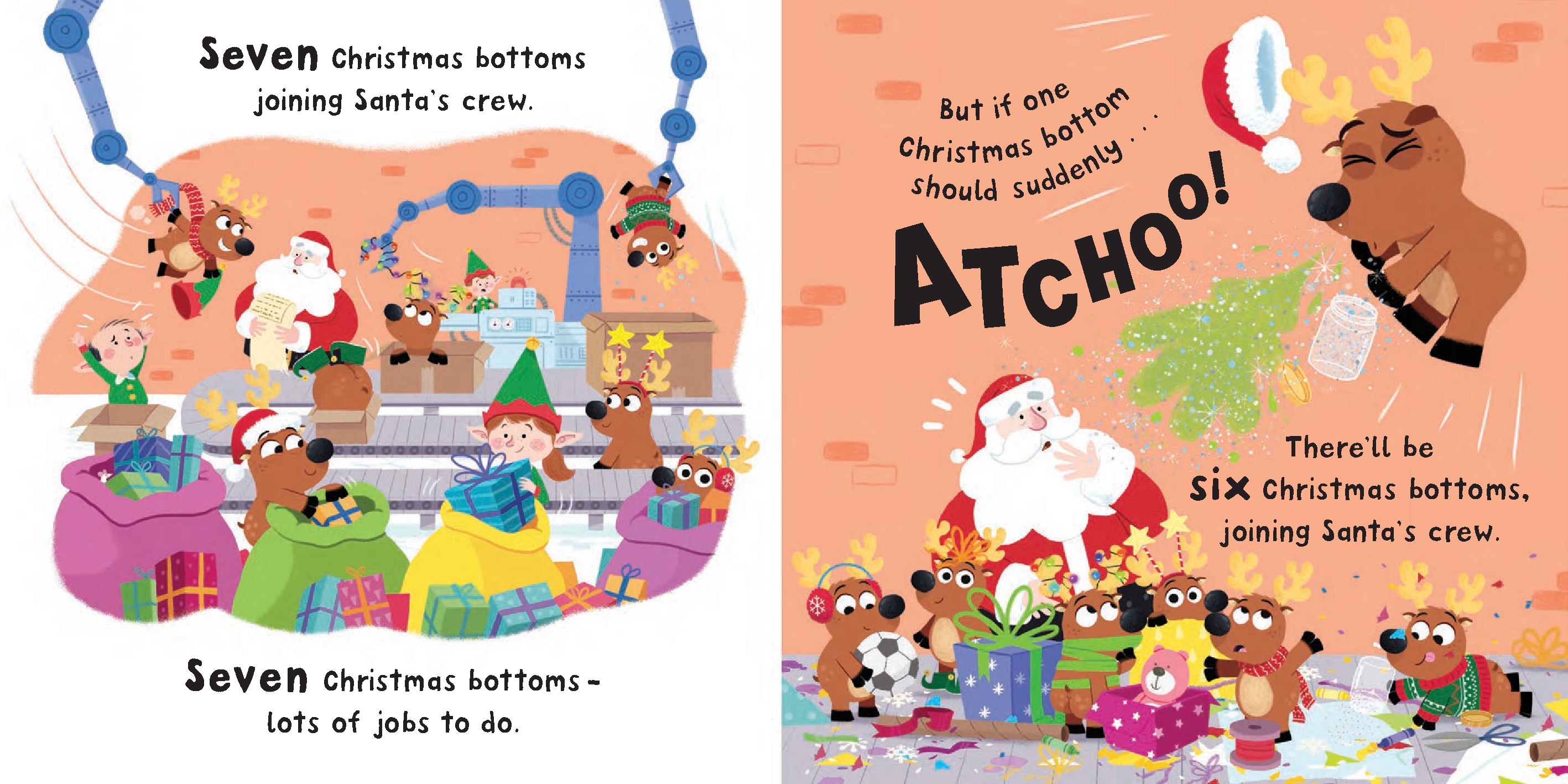 Ten Christmas Bottoms