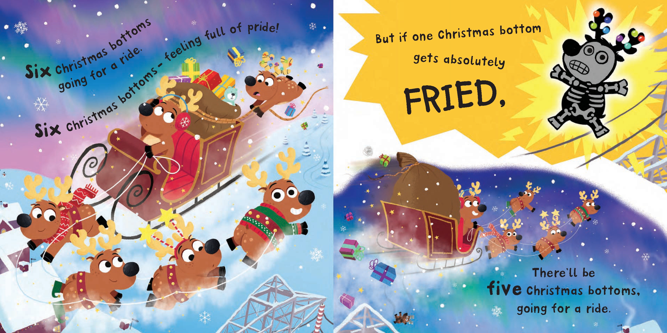 Ten Christmas Bottoms