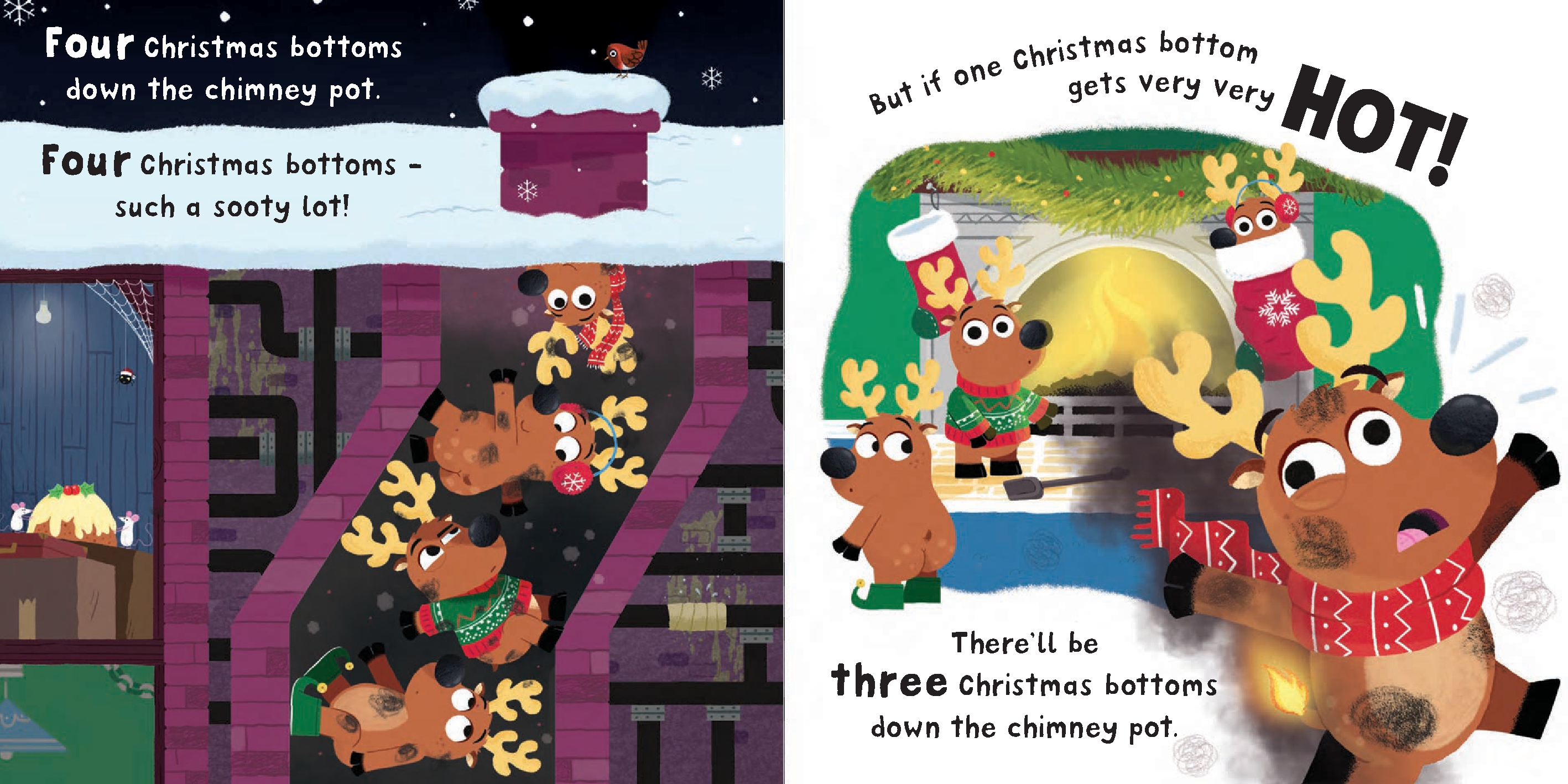 Ten Christmas Bottoms