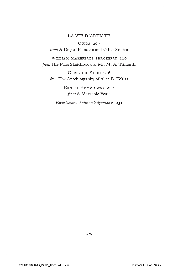 Paris: A Literary Anthology