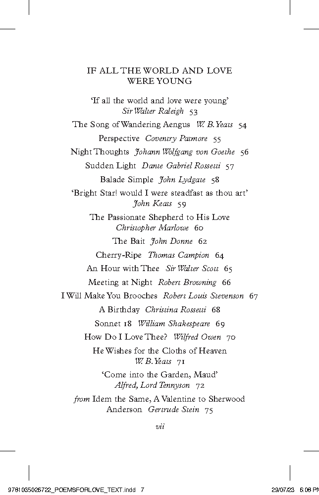 Poems for Love