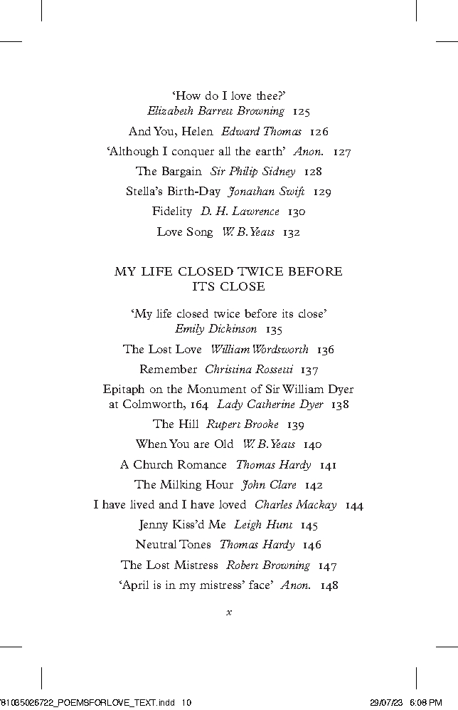 Poems for Love