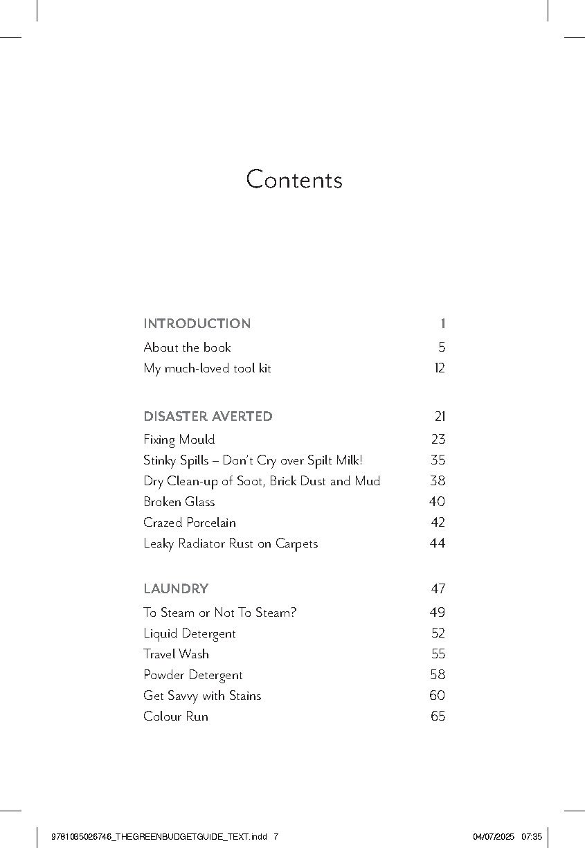 The Green Budget Guide