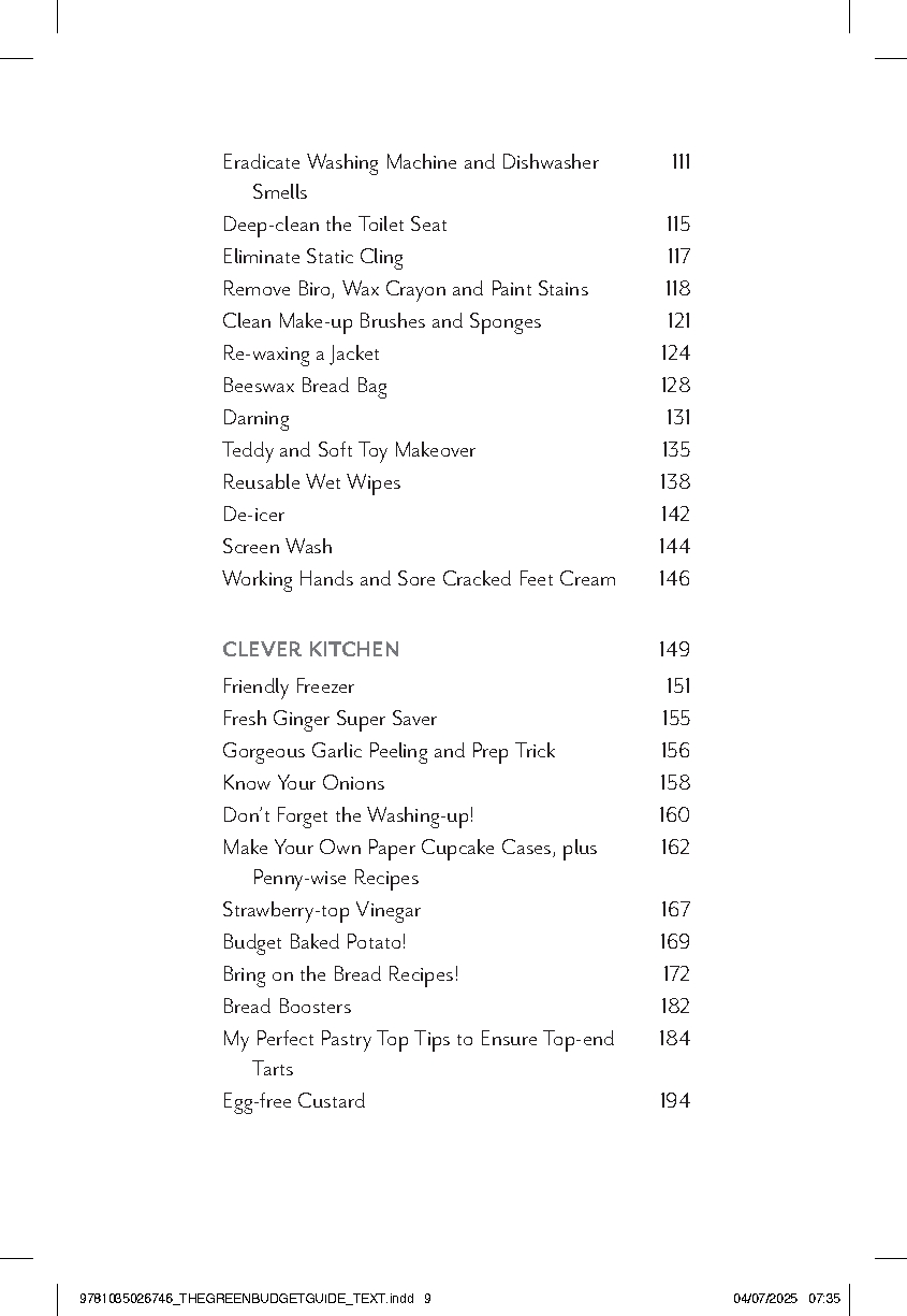 The Green Budget Guide