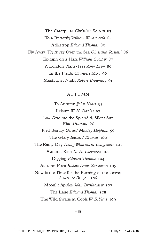 Poems on Nature