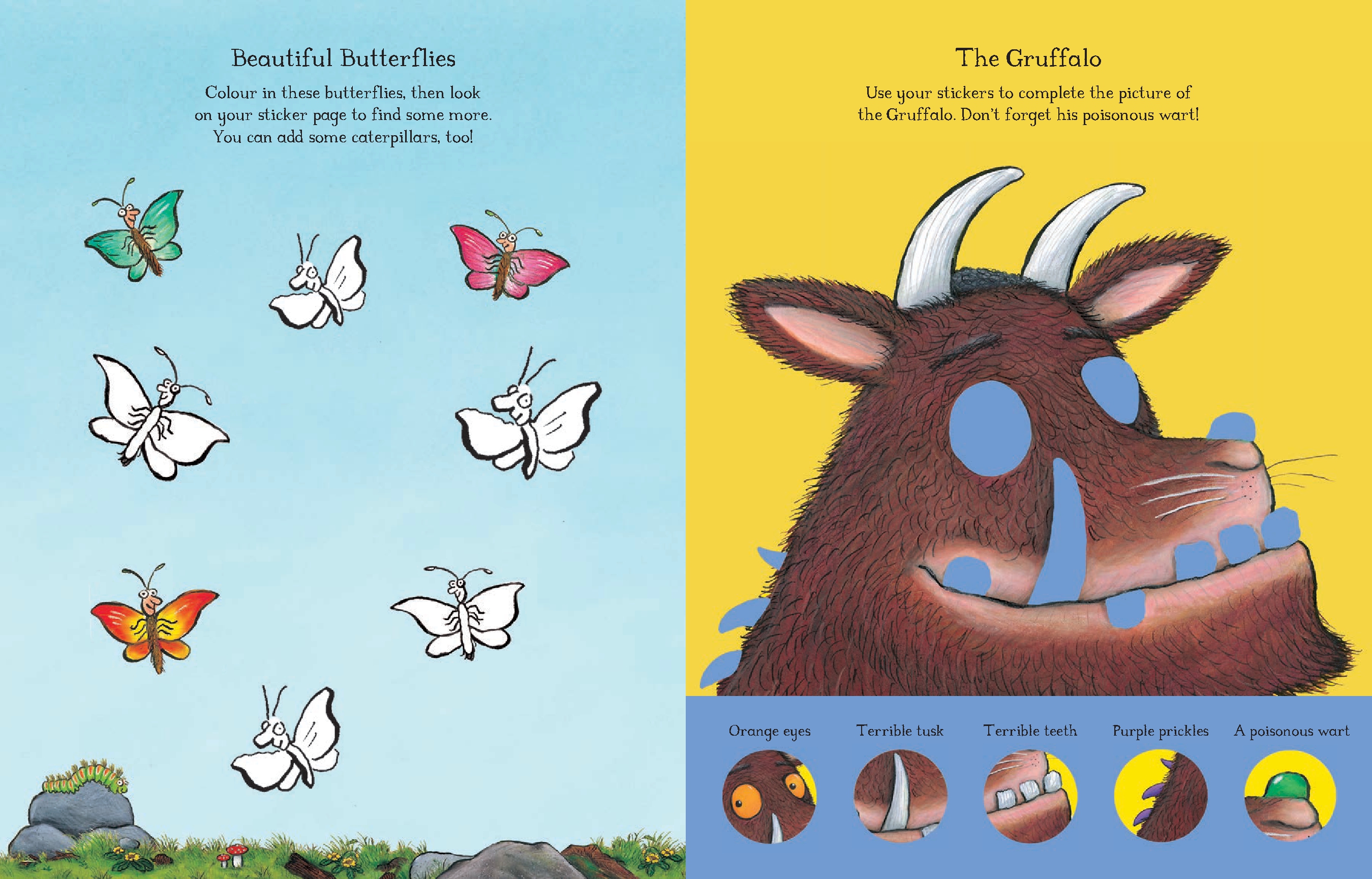 The Gruffalo: A First Sticker Book