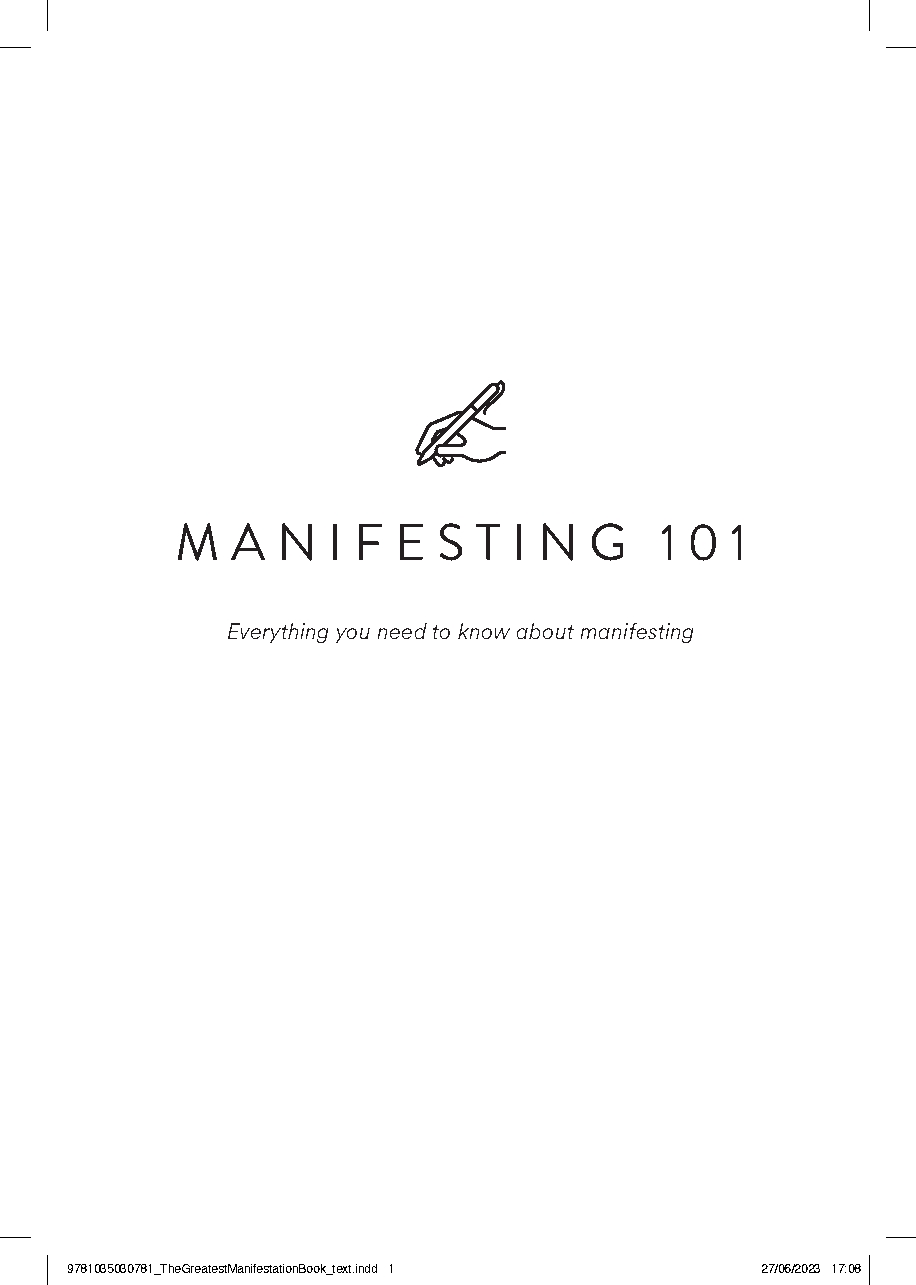 The Greatest Manifestation Book (is the one written by you)