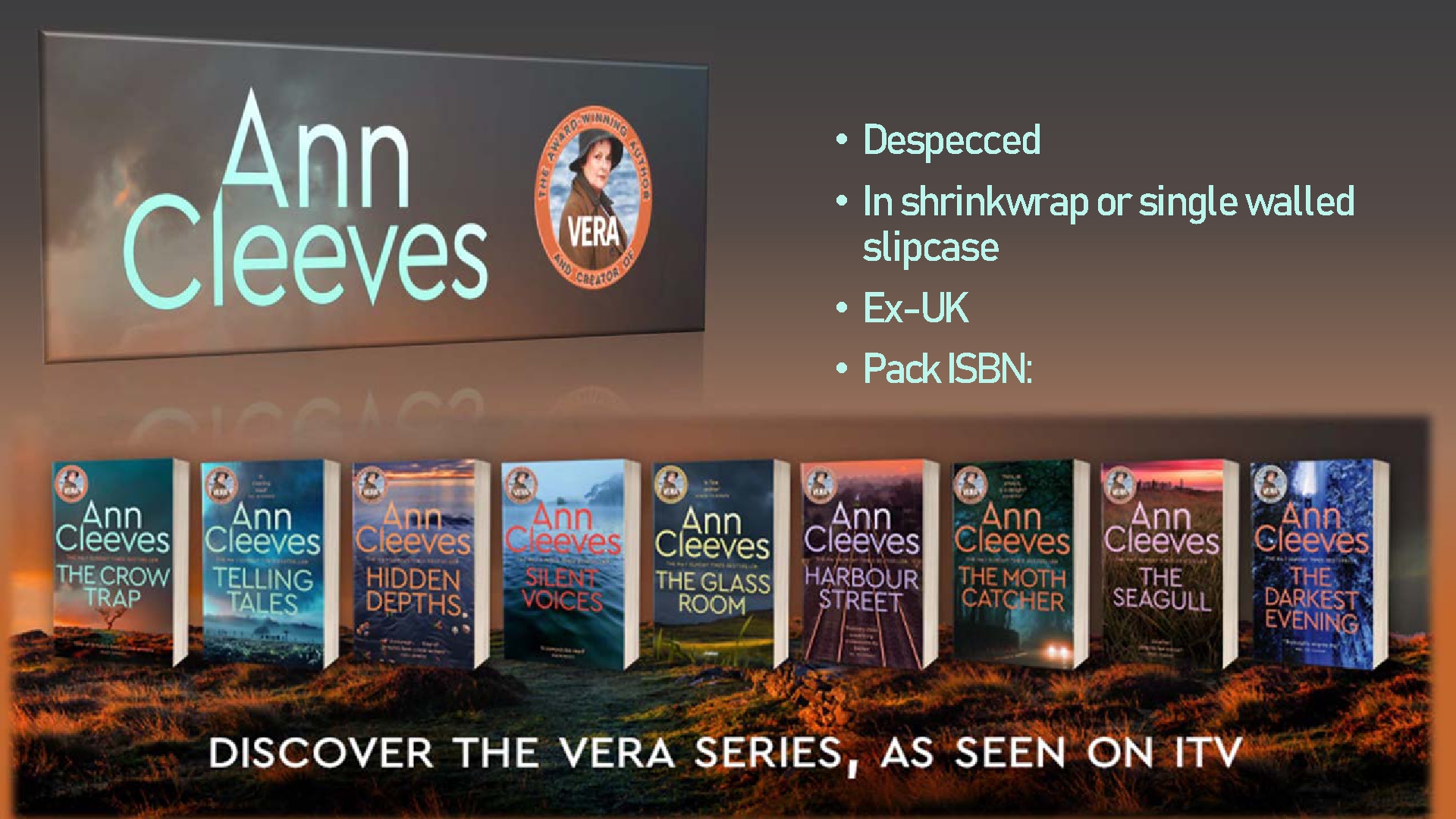 The Vera Stanhope 8 Book Collection