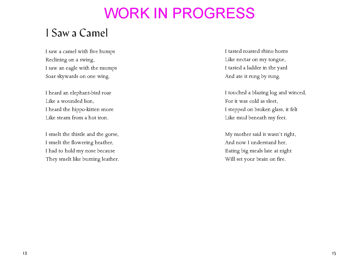 The River's a Singer