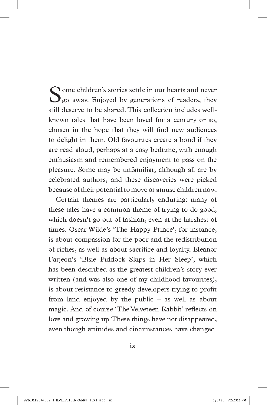The Velveteen Rabbit and Other Classic Children's Stories