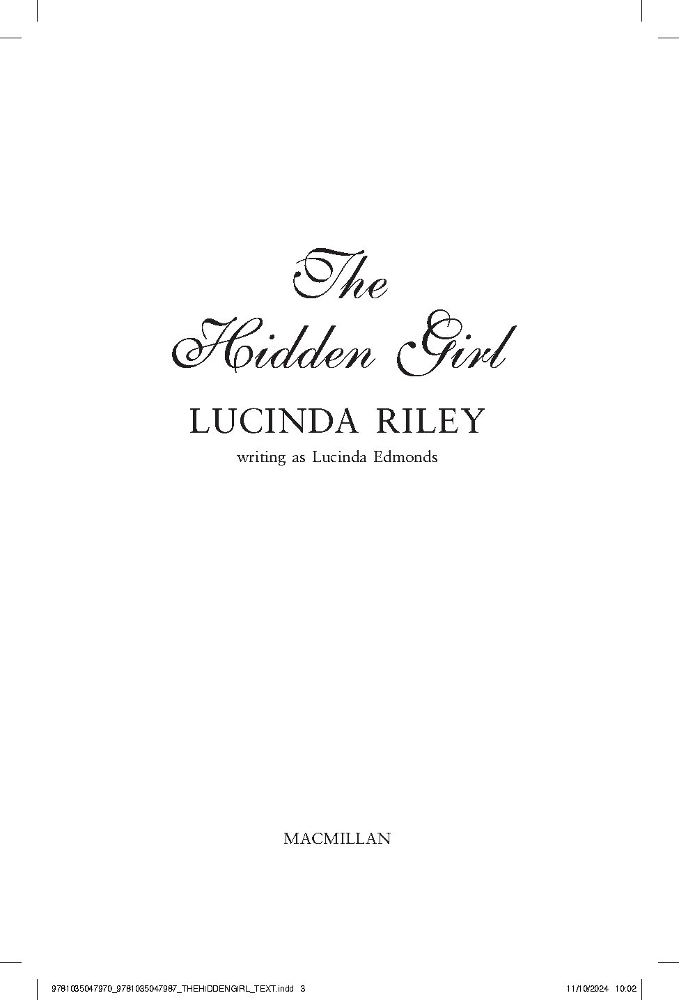 The Hidden Girl