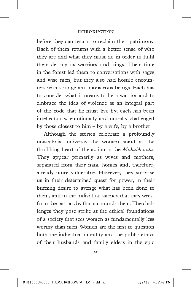 The Mahabharata: An Abridged Edition