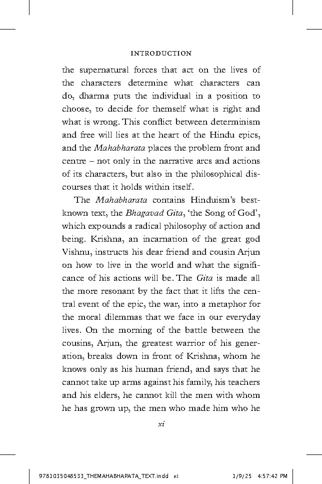 The Mahabharata: An Abridged Edition