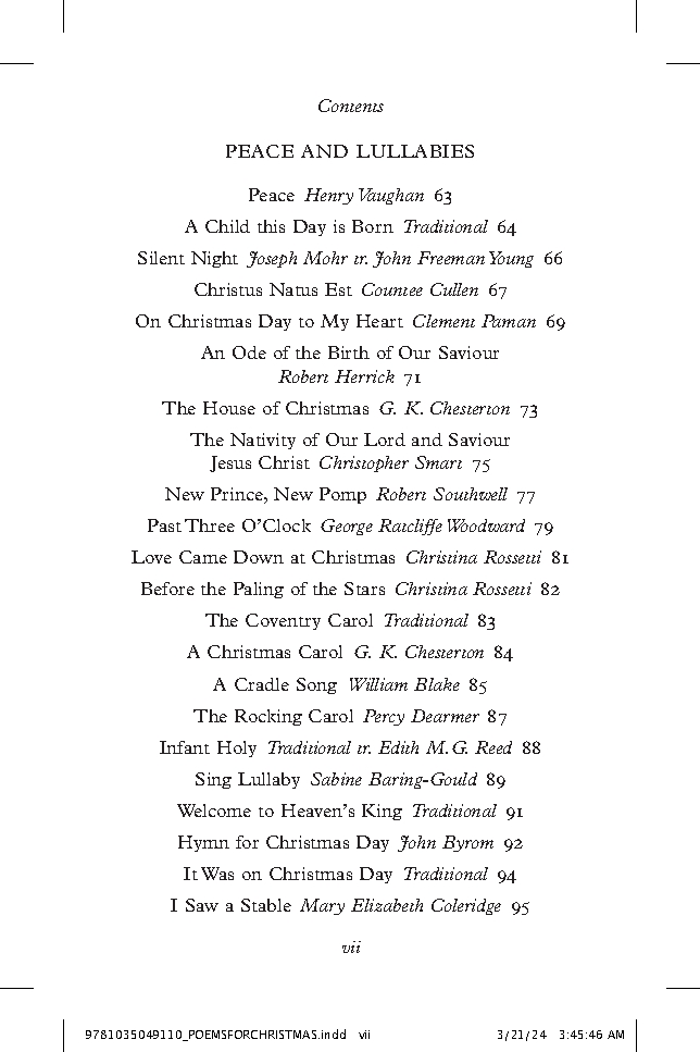 Poems for Christmas