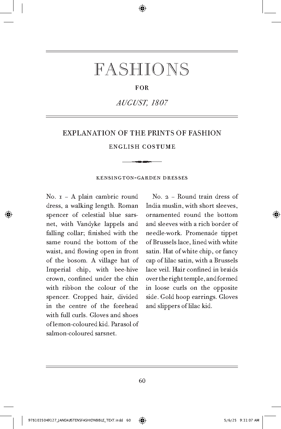 Jane Austen's Fashion Bible