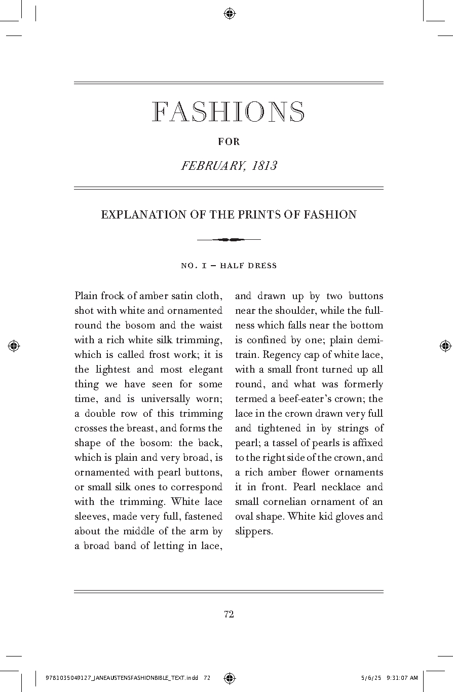 Jane Austen's Fashion Bible