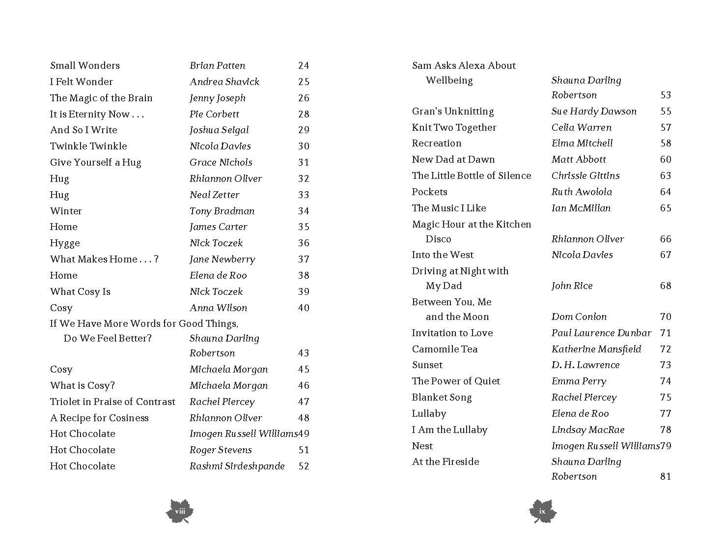Cosy Poems