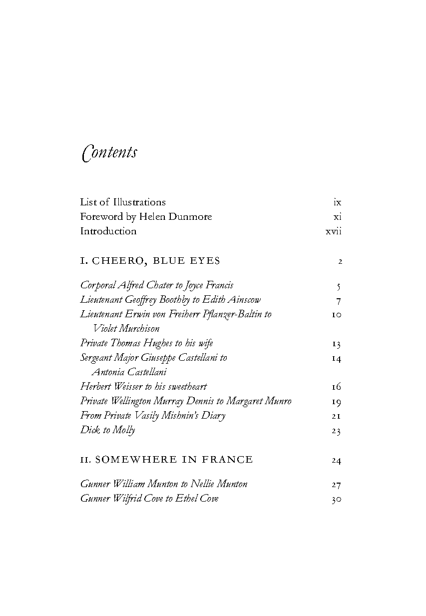 Love Letters of the Great War