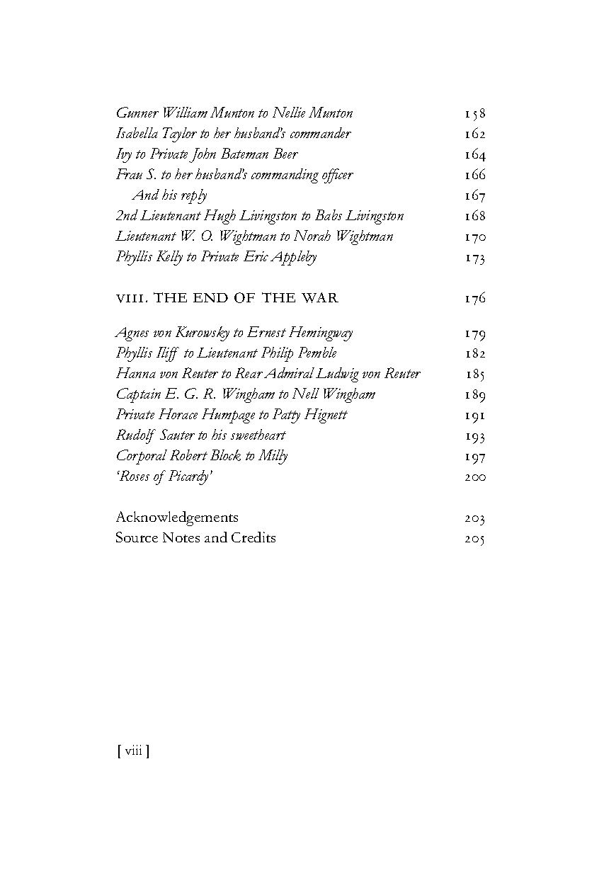 Love Letters of the Great War