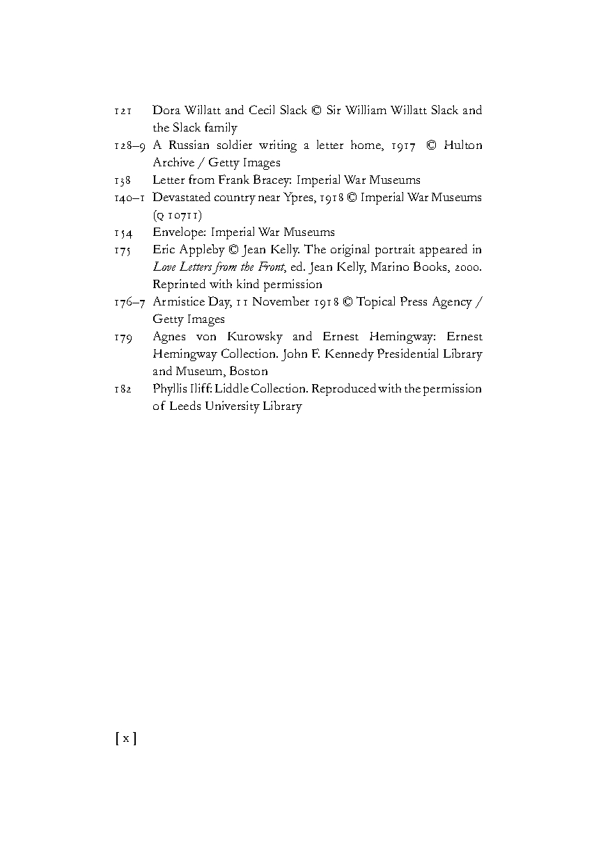 Love Letters of the Great War